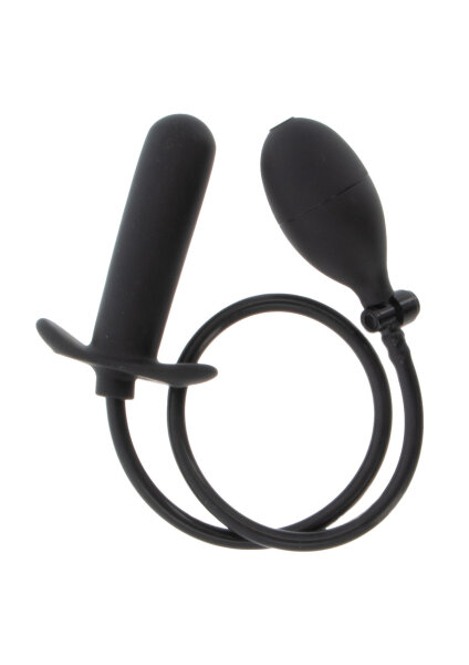 Hidden Desire Extreme Inflatable Smooth Plug - Starter Black