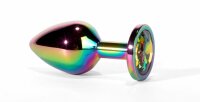 X-MEN Secret Shine Metal Butt Plug Rainbow M 3,4 cm
