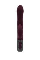 NMC Titanz 8.5 Inch Silicone Rechargeable Vibrator in Rubine Red