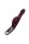 NMC Titanz 8.5 Inch Silicone Rechargeable Vibrator in Rubine Red