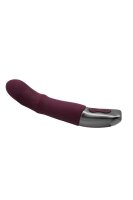 NMC Titanz 7 Inch Silicone Rechargeable Vibrator In Rubine Red
