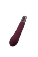 NMC Titanz 7 Inch Silicone Rechargeable Vibrator In Rubine Red