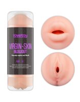 LoveToy Virgin-Skin Blowout Double Side Stroker Vagina and Mouth