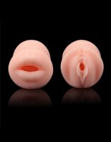 LoveToy Virgin-Skin Blowout Double Side Stroker Vagina and Mouth