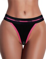 LoveToy Slut Printed Vibrating Sexy Panties Black