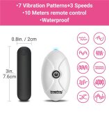 LoveToy Slut Printed Vibrating Sexy Panties Black