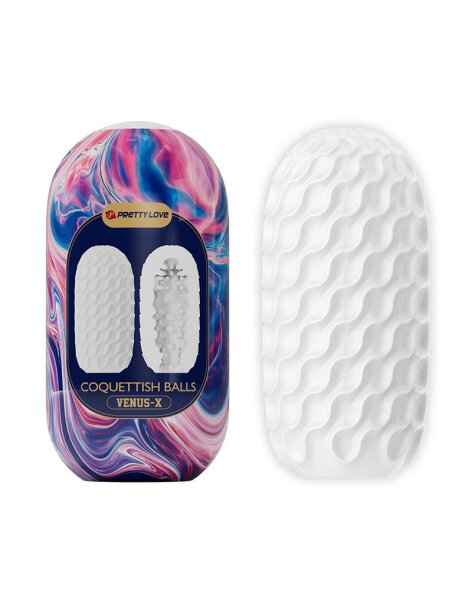 Pretty Love Venus X Coquettisch Ball Masturbator Weiß 13,1 cm