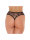 Amorable Transparenter G-String mit offenem Schritt Schwarz One Size