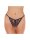 Amorable Thong with Open Crotch Black One Size