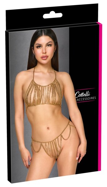 Cottelli Collection Top Set Ketten gold