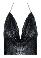 Cottelli Collection Metall-Top schwarz