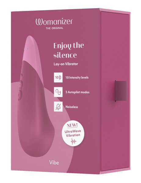 Womanizer Vibe Clit Vibrator Pink 14.2 cm