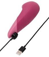Womanizer Vibe Clit Vibrator Pink 14.2 cm
