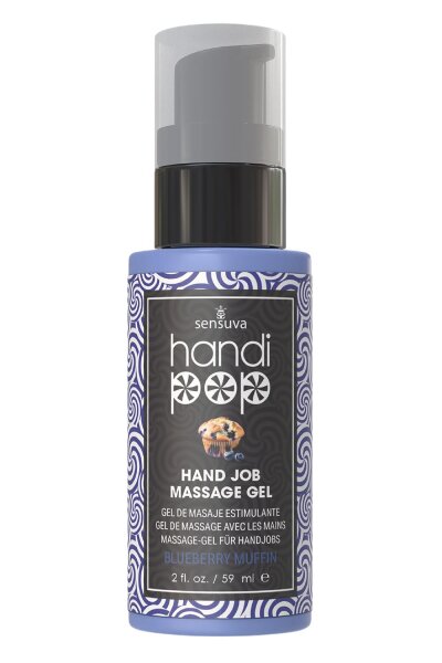Sensuva Handipop Edible Massage Gel Blueberry Muffin 59ml