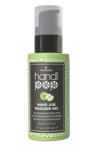 Sensuva Handipop Edible Massage Gel Green Apple 59ml