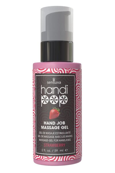Sensuva Handipop Edible Massage Gel Strawberry 59ml