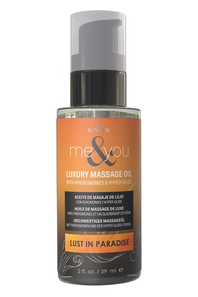 Sensuva Me and You Massage Oil Lust in Paradise 59ml