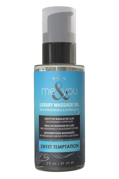 Sensuva Me and You Massage Oil Sweet Temptation 59ml