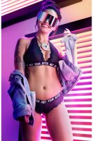 Not Your Bitch Spitzen Bralette & Cheeky Panty M/L