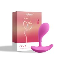 HoneyPlayBox OLY 2 Pressure Sensing App-enabled Wearable Clit & G Spot Vibrator Pink