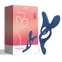 HoneyPlayBox Pleasure Pivot App-controlled Couples Vibrator Blue