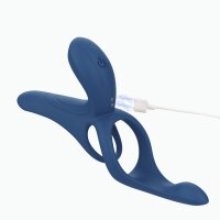 HoneyPlayBox Pleasure Pivot App-controlled Couples Vibrator Blue