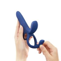 HoneyPlayBox Pleasure Pivot App-controlled Couples Vibrator Blue