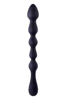 NMC 10,5 Inch Ribbed Silicone Anal Ball Beads Black