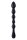 NMC 10,5 Inch Ribbed Silicone Anal Ball Beads Black