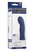 NMC 5 Inch Rechargeable Silicone 10 Functions Speed Vibrator Blue