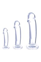 NMC Triple Lover - 3 In 1 Training Kit Set With 3 Different Size Dildo Clear