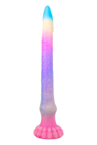 NMC 17.5 Inch Silicone Monster Dildo Glow In The Dark 44,5 cm