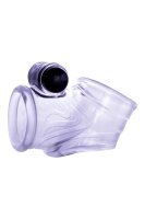 NMC Tpe Penis Sleeve With 10 Dynamic Rhythms Vibrating Bullet Clear