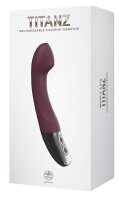 NMC Silicone Rechargeable Vibrator Rubine Red