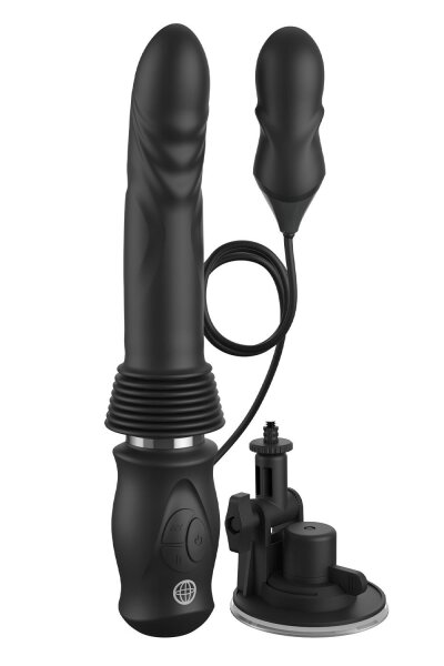 FETISH FANTASY SERIES ULTIMATE SILICONE THRUSTER - BLACK