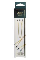 Virgite Nippelklemmen Modell 14 Gold 2 Stück