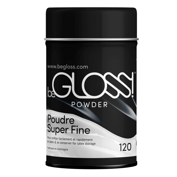 beGLOSS Talkumpuder für Latexkleidung 120 g