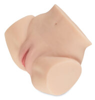 Alora Collins Vibrating Realistic Masturbator 2 Inputs