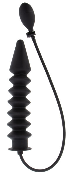 Hidden Desire Expert Ribbed Inflatable Dildo 28 x 6 cm Black