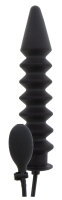 Hidden Desire Expert Ribbed Inflatable Dildo 28 x 6 cm Black