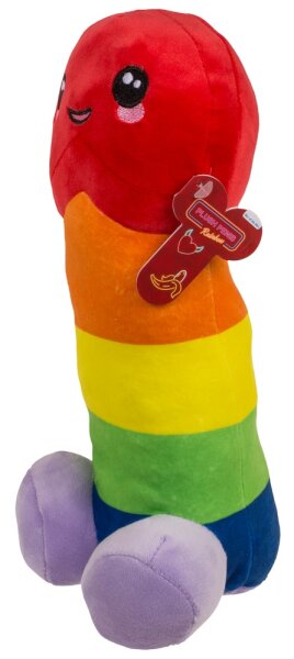 Plush Penis Rainbow Colors 30 cm