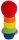 Plush Penis Rainbow Colors 30 cm