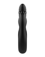 Rimba Toys - Sensual Nights SN09 - Thrusting Rabbit Vibrator - Black