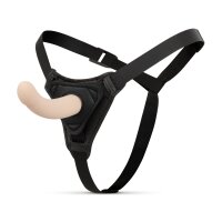 Easy Toys Strap-On Dildo with Harness - Curved