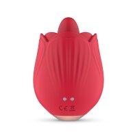 Teazers Rose Vibrator - Licking and Vibrating
