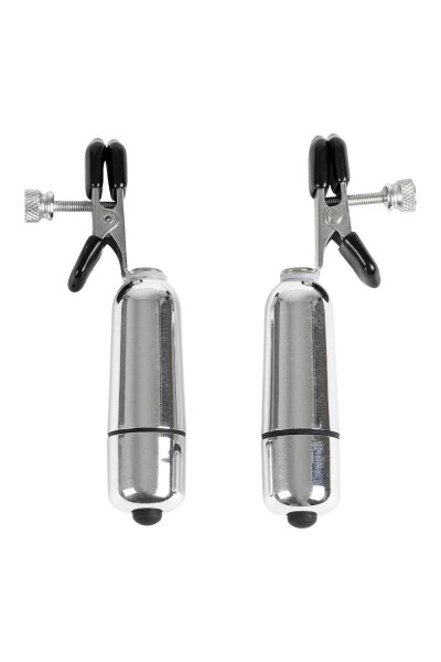 Virgite Nipple Clamps Model 25 Silver 2 Pieces