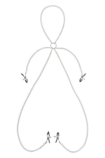 Virgite Nippelklemmen Modell 36 Silber 2 Stück