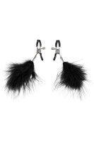 Virgite Nipple Clamps Model 38 Black Silver 2 Pieces