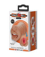 Crazy Bull Sarah Premium zweiseitiger Masturbatur Braun