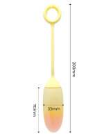IY Vibrationsei Appgesteuert Gelb/Orange 19,5 cm